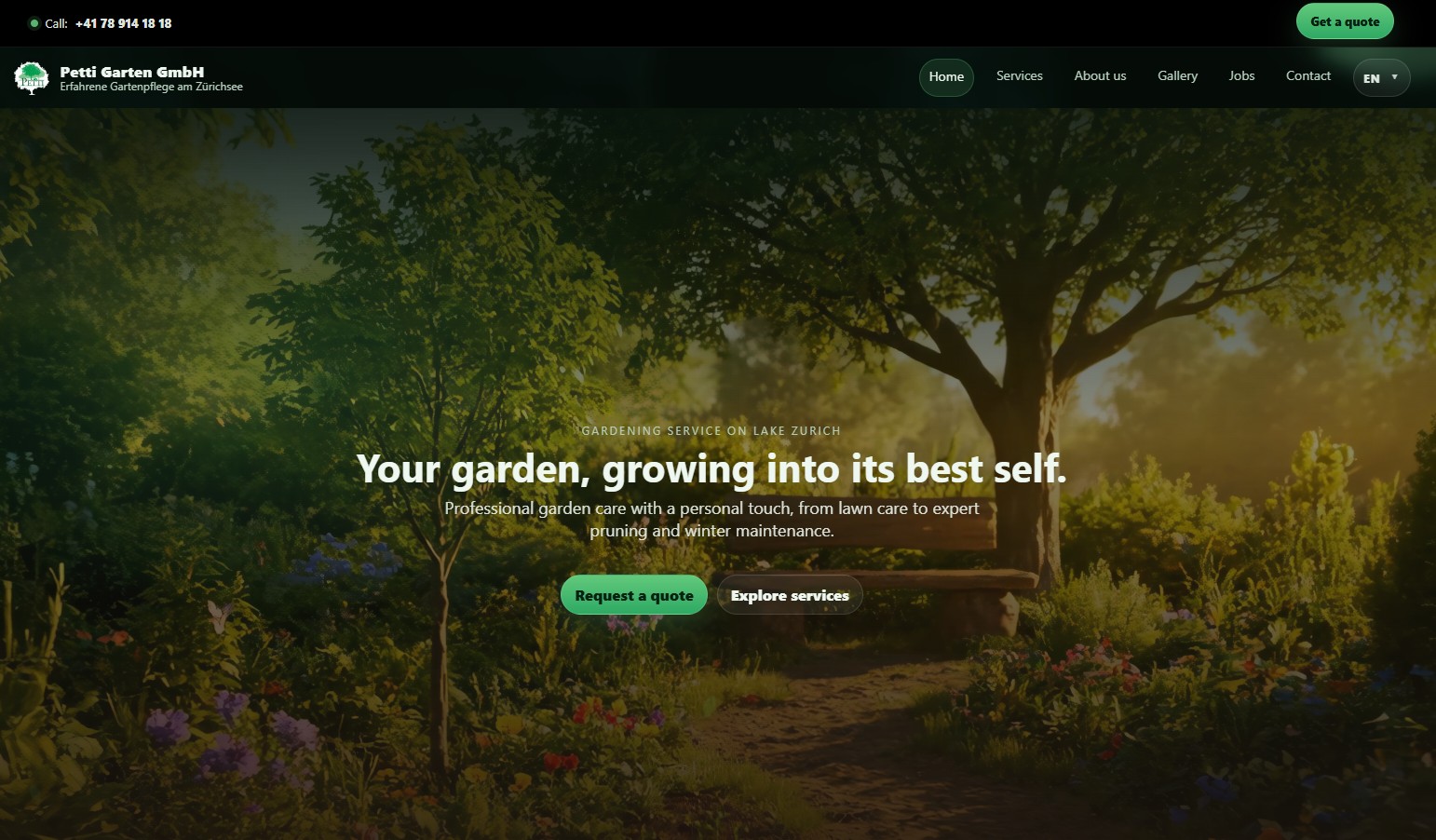 Startseite Überblick